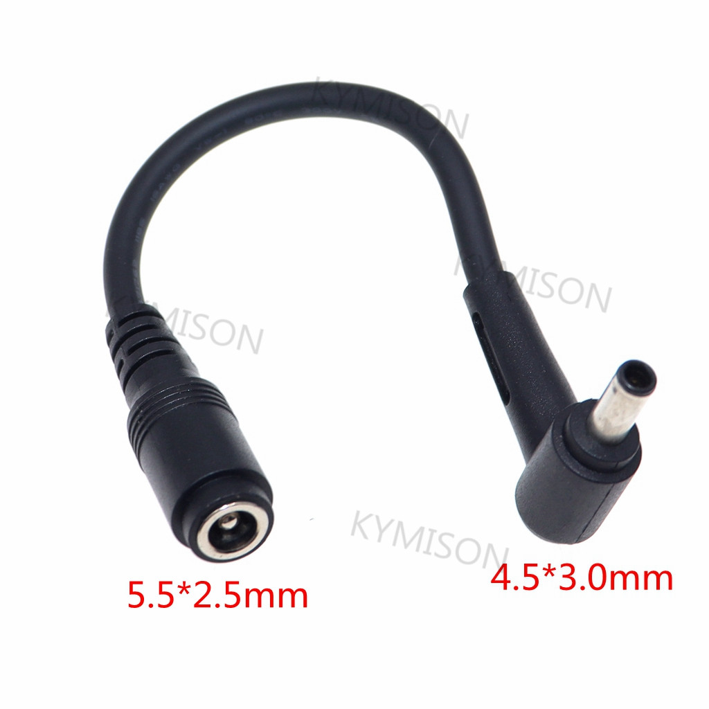 Cable Lock Laptop - DC jack 5.5*2.5 Female to 4.5*3.0
