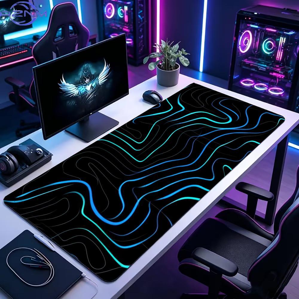 Office Tech Background - Large XXL Gaming MousePad Desk Mat