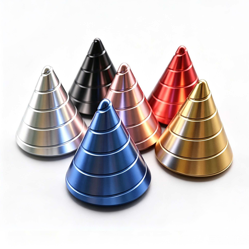 Cool Office Tech Gadgets - Spiral Cone Optical Illusion Spinner Large