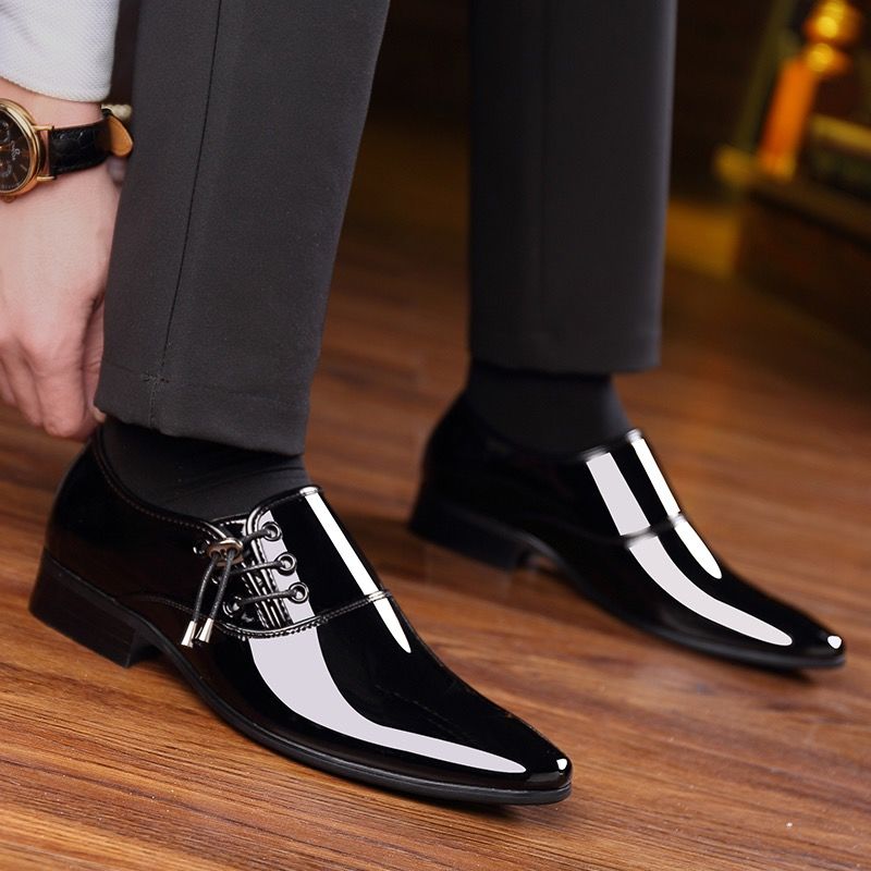 Men's Formal Shoes Patent Leat - огляд і ціна Office High Tech