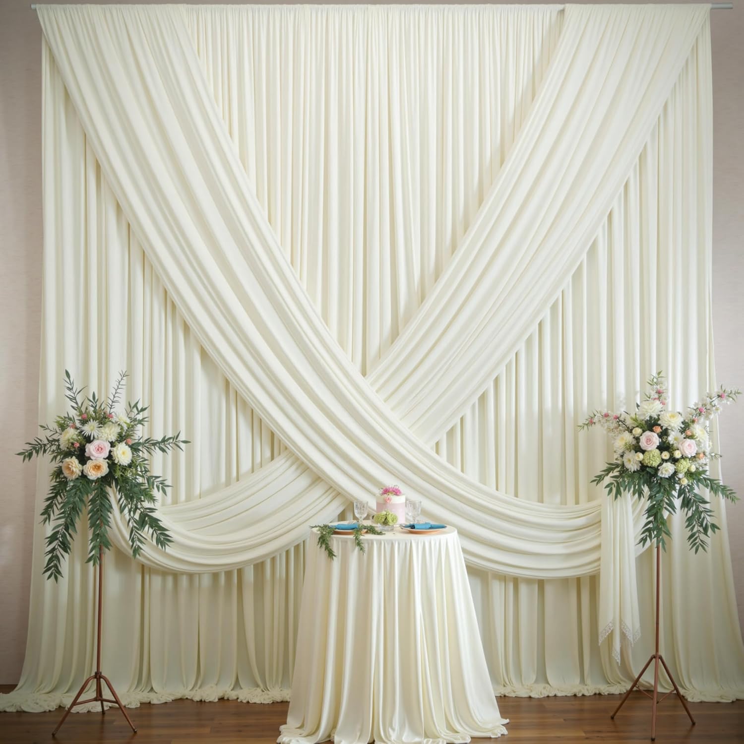 Wrinkle Free Backdrop Curtain  - огляд і ціна Office Tech Background