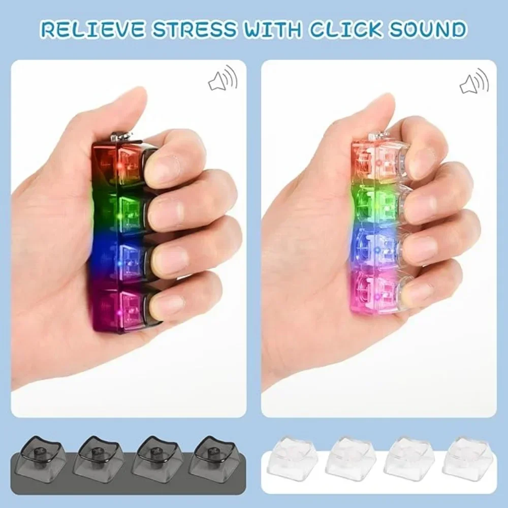1pcs LED Keyboard Keycap Stres - огляд і ціна Office Tech And Gadgets