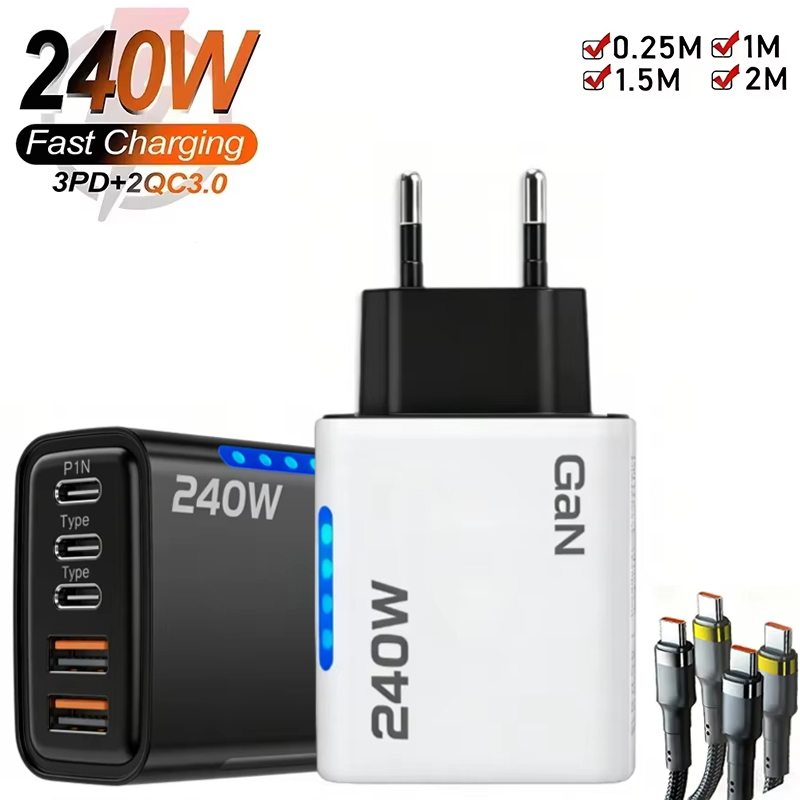 New 5 in 1 GaN Charger For IPh - огляд і ціна Cable Lock Laptop