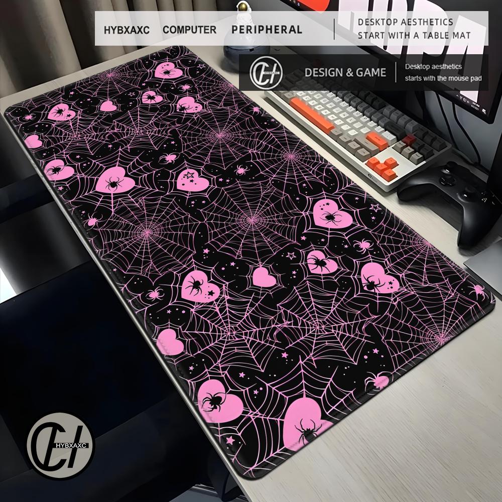 90x40 White or Pink Spiderweb  - огляд і ціна Office Tech Desk