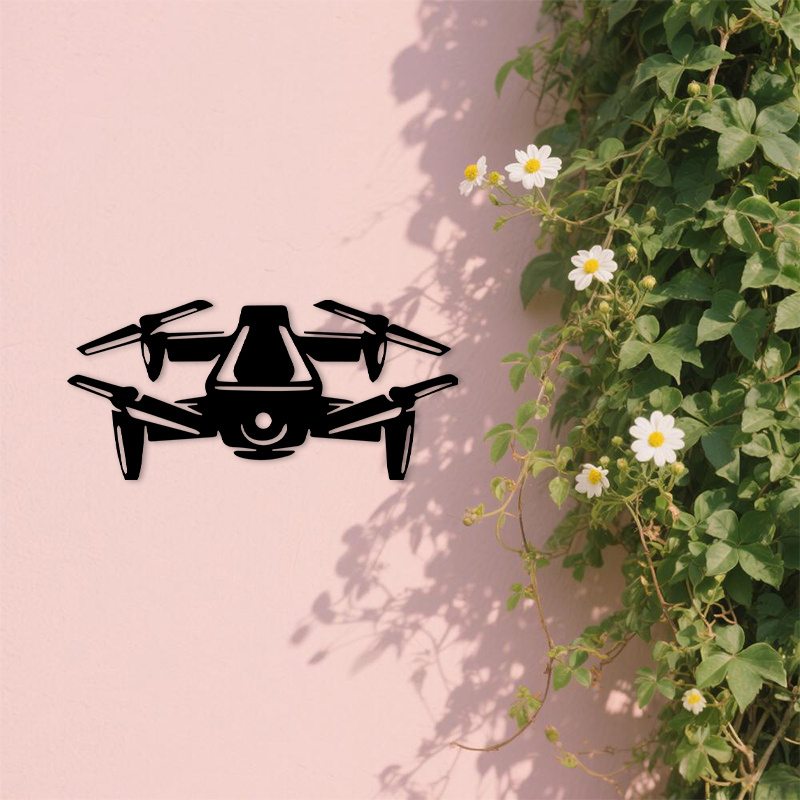 2D Flat Drone Iron Wall Art Bl - огляд і ціна Office Tech And Gadgets