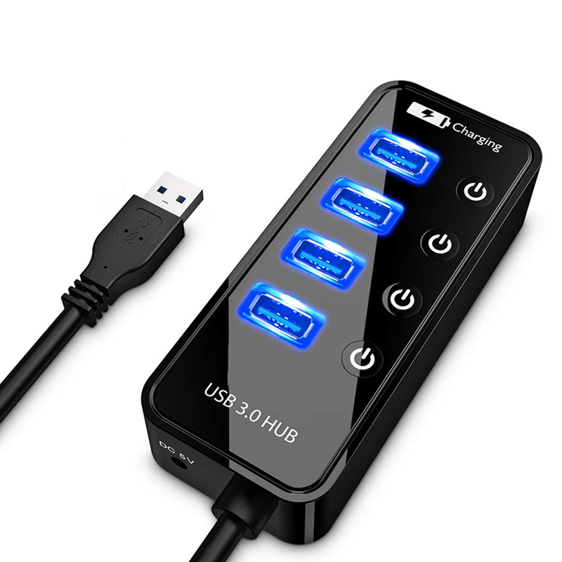USB HUB 3.0 4 7 Port Smart Pho - огляд і ціна Cable Lock Laptop