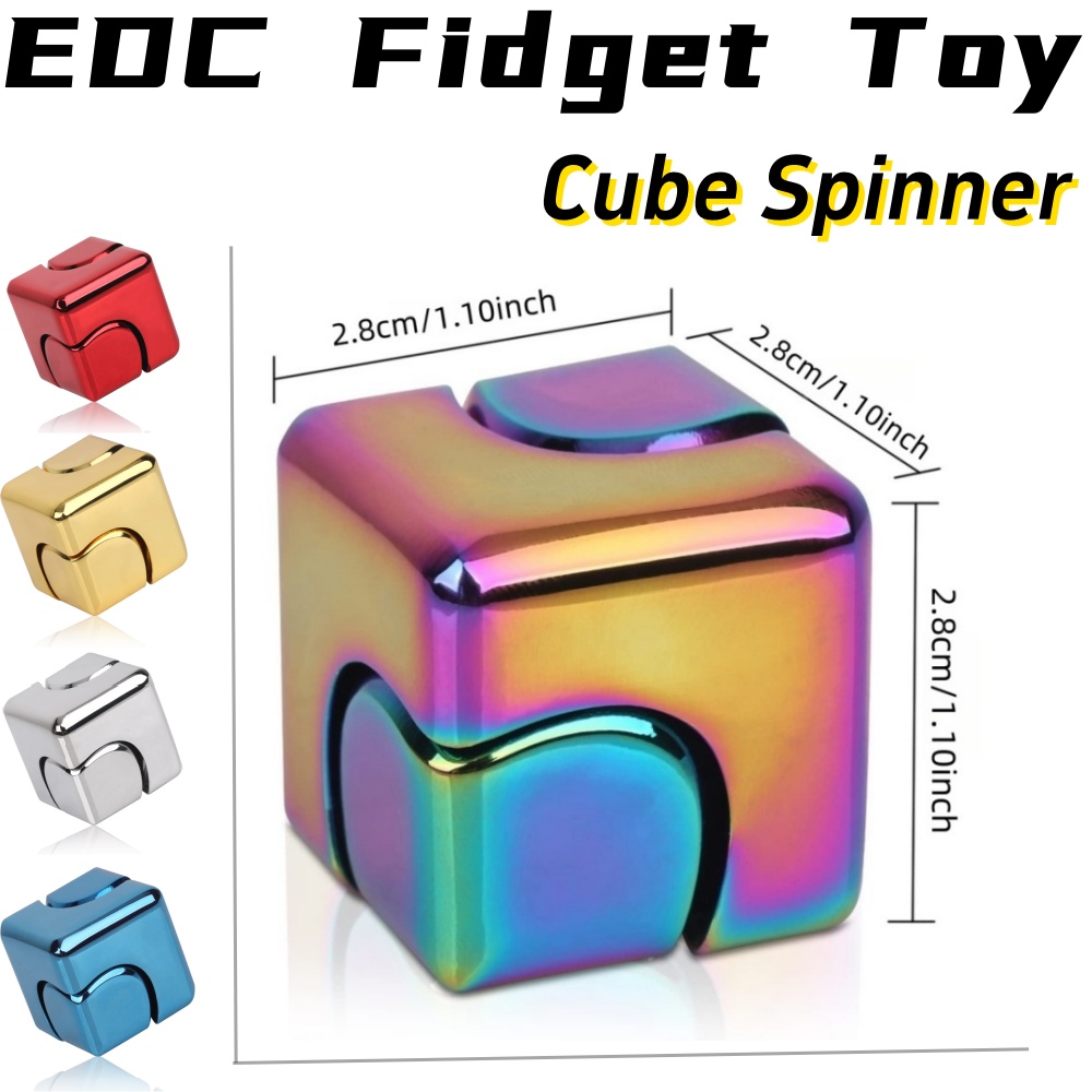 Metal Fidget Spinner Cube Toy  - огляд і ціна Cool Office Tech Gadgets
