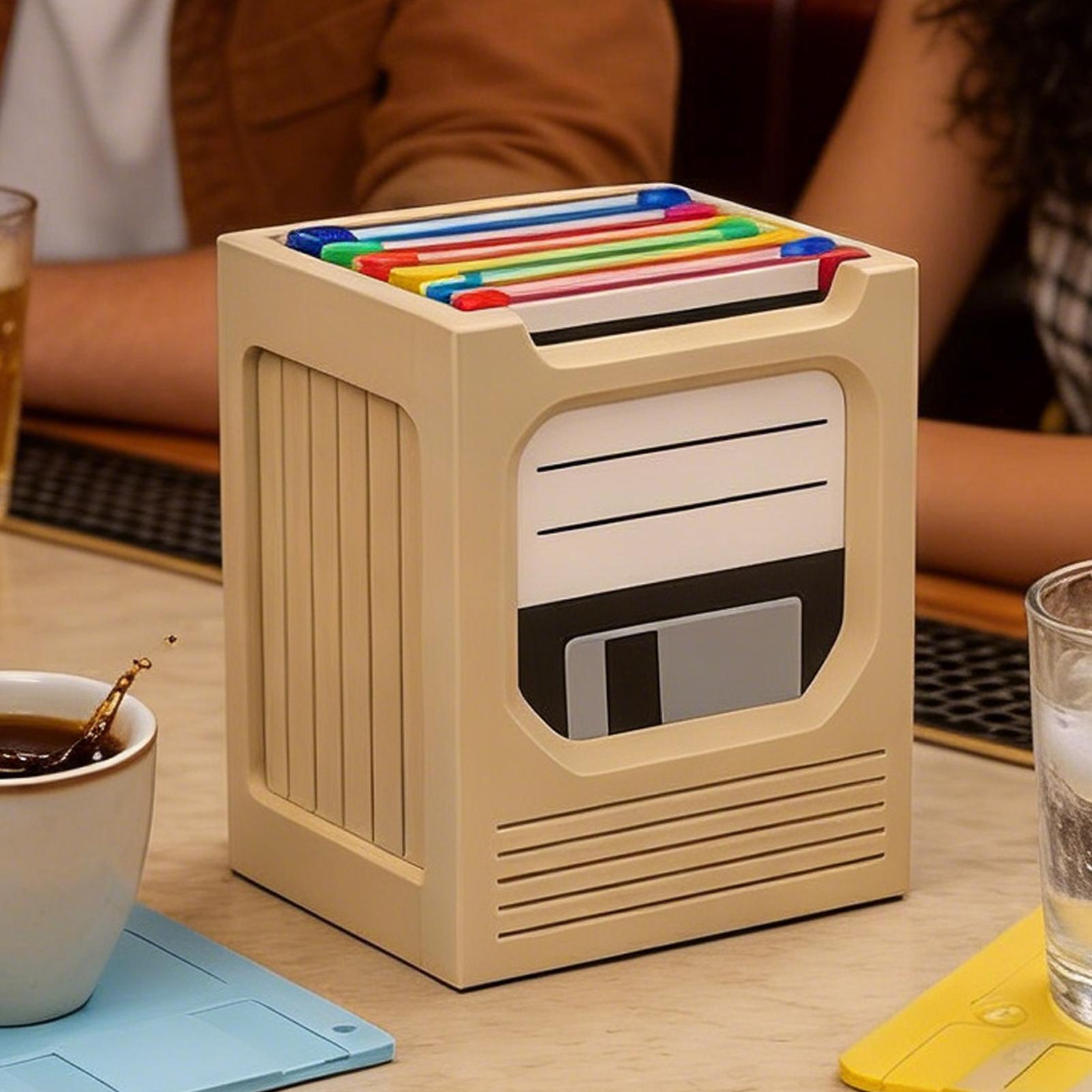Retro Tech Coaster Holder Set  - огляд і ціна Office Tech Desk