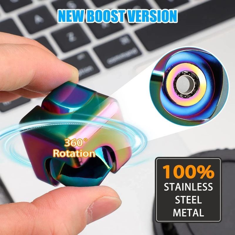 Metal Cube Rotating Fingertip  - огляд і ціна Cool Office Tech Gadgets