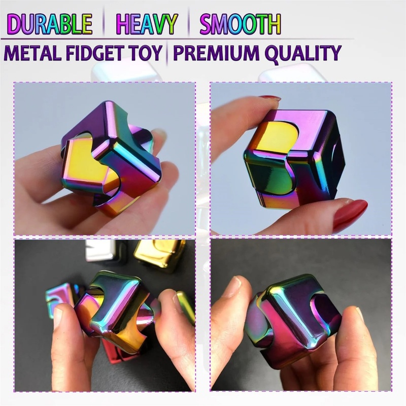Metal Cube Rotating Fingertip  - огляд і ціна Cool Office Tech Gadgets