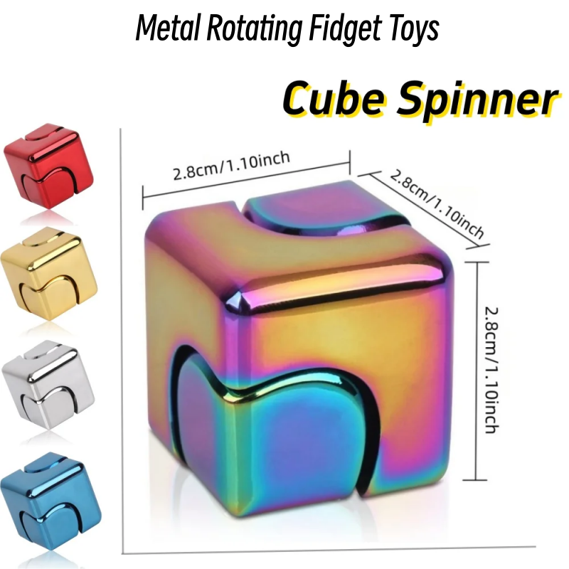 Metal Cube Rotating Fingertip  - огляд і ціна Cool Office Tech Gadgets