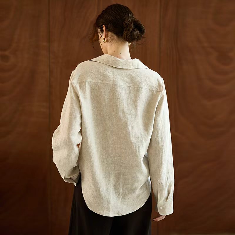 100% Linen Long-Sleeve Women's - огляд і ціна Office High Tech
