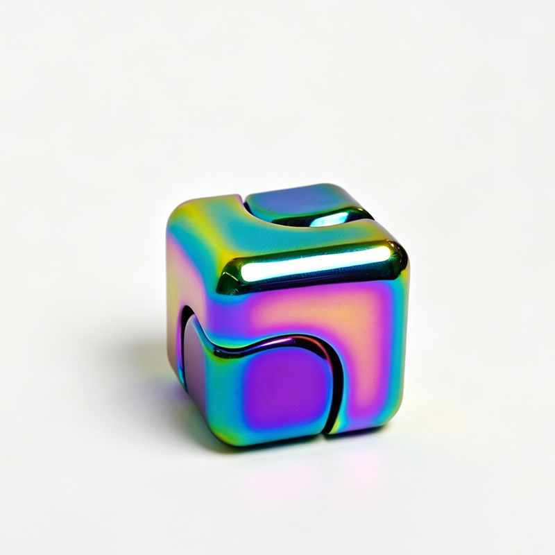 Square Dice Metal Rotate Cube  - огляд і ціна Cool Office Tech Gadgets