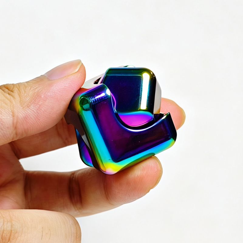 Square Dice Metal Rotate Cube  - огляд і ціна Cool Office Tech Gadgets