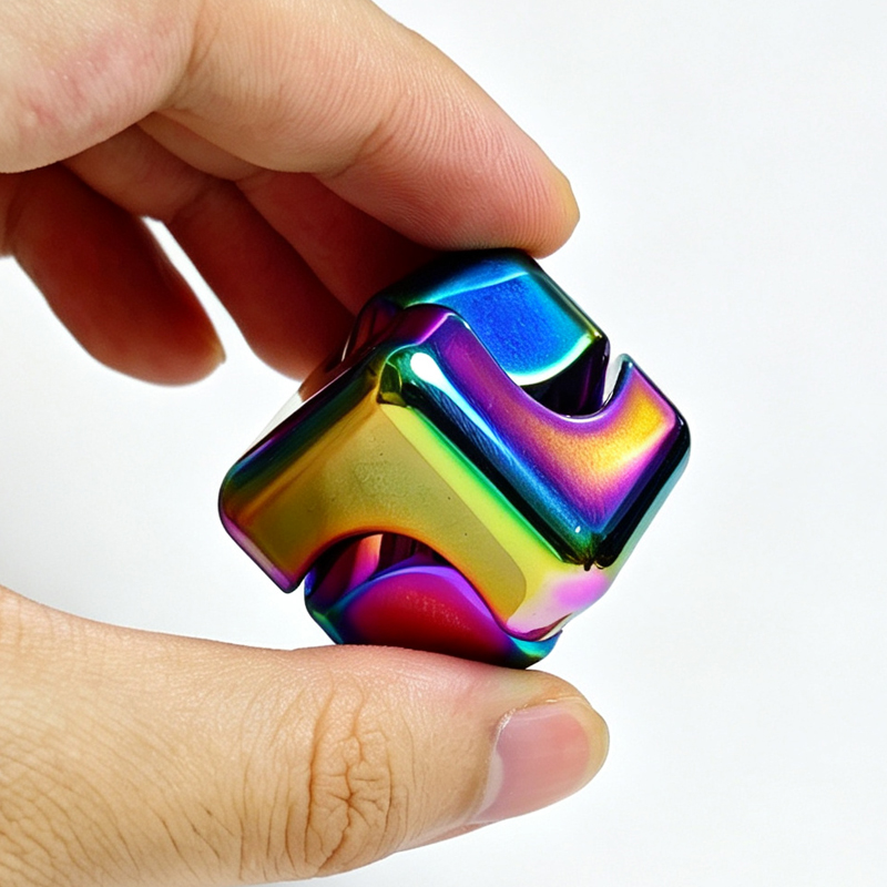 Square Dice Metal Rotate Cube  - огляд і ціна Cool Office Tech Gadgets