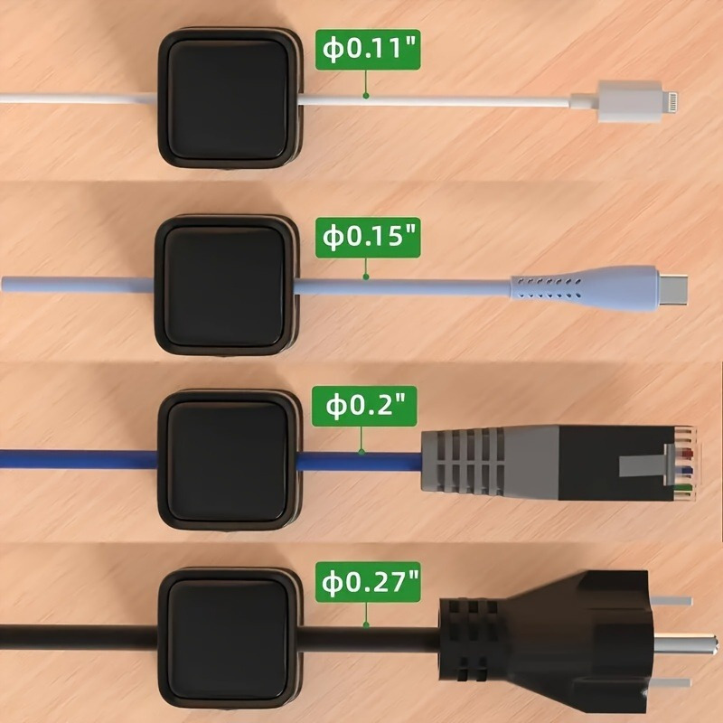 12-Pack Cable Organizers — the - огляд і ціна Office Tech Management